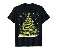 Pyjama de Noël Amusant avec Arbre de Noël et Serpents T-Shirt