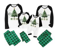 Pyjama de Noël assorti pour la famille - Père Noël confortable - Ensemble de Noël assorti - Pyjama amusant pour femme et homme - Graphique tendance - Ensemble de mathématiques - Vêtements de nuit