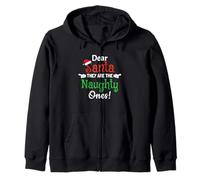 Pyjama de Noël « Dear Santa We're The Naughty Ones » Sweat à Capuche