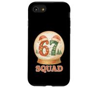 Pyjama de Noël drôle 67 Squad Six Seven Snow Globe Meme Coque pour iPhone SE (2020) / 7/8