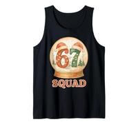 Pyjama de Noël drôle 67 Squad Six Seven Snow Globe Meme Débardeur