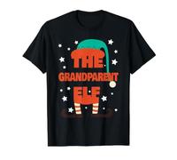 Pyjama de Noël Elfe pour Grand-Parent - Assorti aux Grands-Parents T-Shirt Graphique avec Valeur