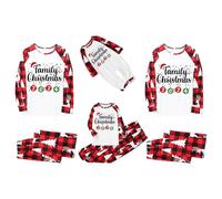 Pyjama de Noël familial pour homme et femme avec lettres imprimées - Pyjama assorti confortable pour elle et lui - Motif dessin animé mignon - Pour garçons et filles - Noël Mon XL - 724