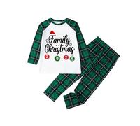 Pyjama de Noël Famille Ensemble Pyjama Maison Chaud Costume Famille Assortis Pyjamas Impirmé Tenue de Noel Couple Christmas Ensemble Femme Homme Fille Garçon Automne Hiver Grande Taille Cadeaux Femmes