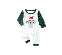 Pyjama de Noël Famille Ensemble Pyjama Maison Chaud Costume Famille Assortis Pyjamas Impirmé Tenue de Noel Couple Christmas Ensemble Femme Homme Fille Garçon Automne Hiver Grande Taille Cadeaux Femmes