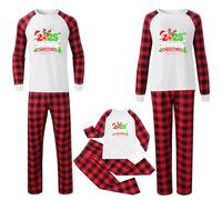 Pyjama de Noel Famille Ensemble Pyjama Maison Chaud Costume Famille Pyjamas Impirmé Tenue de Noël Couple Christmas Ensemble Femme Homme Fille Garçon Automne Hiver Grande Taille Cadeau Femmes