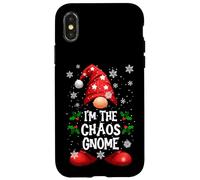 Pyjama de Noël Festif I'm The Chaos GNOME Coque pour iPhone X/XS