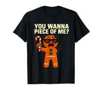Pyjama de Noël « Gingerbread You Wanna Piece of Me » T-Shirt