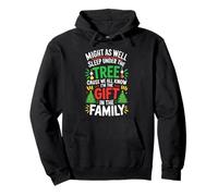 Pyjama de Noël Might As Well Sleep Under The Tree Shirt Sweat à Capuche