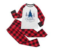 Pyjama de Noël pour famille, ensemble pyjama de Noël, tenue de Noël, pyjama de Noël, une pièce, pour femme, homme, enfant, bébé, Rouge #2 enfants, 7-8 Jahre