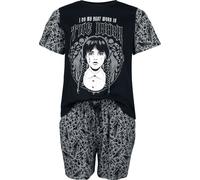 Pyjama de Wednesday - Mercredi - I do my best work in the dark - S à XXL - pour Femme - noir L