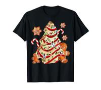 Pyjama Debbie and Gingerbread Cookies Christmas Tree Cakes T-Shirt