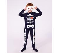 Pyjama déguisement squelette enfant en coton Petit Bateau - bleu - Taille 12 ans 12A bleu marine