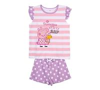 Pyjama D'Été Peppa Pig Violet Rose