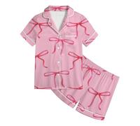Pyjama Deux pièces Doux à Manches Longues pour Filles - Confort décontracté et Tenue idéale pour la Maison et l'école Ensemble Polyvalent saisonnier en Coton Moelleux (9-10 Years) #74
