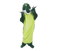 Pyjama dinosaure - Vêtements de nuit en flanelle douce | Combinaison dinosaure à capuche pour Halloween, fête de Noël, défilé pour femmes, petit ami, petite amie, épouse