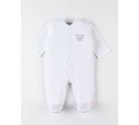 Pyjama dors-bien en jersey blanc 3M(60CM)