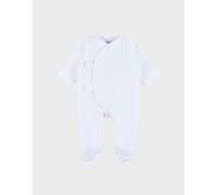 Pyjama dors-bien en velours blanc NAISSANCE(50CM)