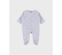 Pyjama Dors-bien En Velours Chiné Gris 6M(67CM)