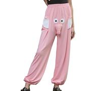 Pyjama doux, pantalon drôle pour les , coffre d'éléphant avec des bas légers et endormis pour chambre, se prélasser, fêtes, voyages, école, hôtels et vêtements de nuit, 43,31 pouces, 47,24 pouc