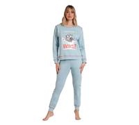 Pyjama en peluche Disney, bleu, XXL