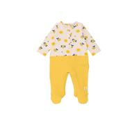 Pyjama En Tricot Pour Nouveau-né Avec Fermeture Pression Jaune 1/3M(54/60)