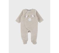 Pyjama en velours brodé ? orso beige 3M(60CM)