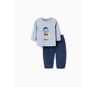 Pyjama En Velours Qui Brille Dans Le Noir Bleu Clair 24/36M(86/97)