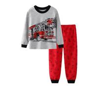 Pyjama Enfant Garcon Fille Ensemble Deux pièces Vêtement d'intérieur Maison Coton Biologique Doux Hauts de et Pantalon Peints La Main Vêtements
