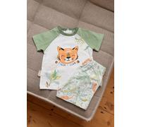 Pyjama enfant manches courtes kanha vert 18M(81CM)