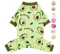 Pyjama Extensible pour Chien de Petite Taille Motif Banane Yorkshire Vêtement de Nuit Confortable pour Chiot (Avocat, Taille XXS)