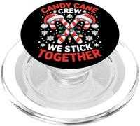 Pyjama Familial Assorti Candy Cane Crew We Stick Together PopSockets PopGrip pour MagSafe
