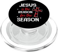 Pyjama Familial Jésus est la Raison de la Saison de Noël PopSockets PopGrip pour MagSafe