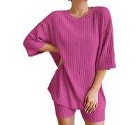 Pyjama Femme Coton Ensemble 2 Pièces Saison Homewear - Ensemble Pyjashort