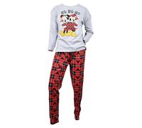 Pyjama Femme Minnie En Coton -Chaleur,Douceur Et Confort- Hu3553 Christmas Edition