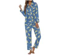 Pyjama Femme Noel Sexy - Ensemble de Pyjama Femme élégant pour Nuits Confortables et Douces avec Design Festif et Coupe ajustée Parfaite