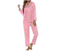 Pyjama Femme Noel Sexy - Ensemble de Pyjama Femme élégant pour Nuits Confortables et Douces avec Design Festif et Coupe ajustée Parfaite