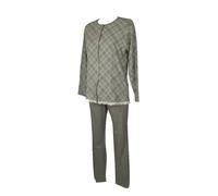 Pyjama femme RAGNO ouvert devant manches longues pantalon long hiver interlock a