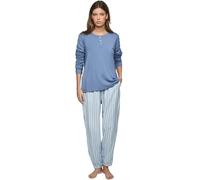 Pyjama femme Selmark P105 Oxford Bleu L