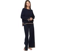 Pyjama femme Selmark P113 Wonderland Bleu M