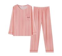 Pyjama Femme Sexy Chic, Ensemble Pyjama Femme Confortable Grande Taille VêTement Maison DéContracté Nuit Doux Deux PièCes Respirant LéGer