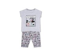 Pyjama fille Disney Mickey Comic Gris 8 ans