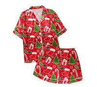 Pyjama Fille Enfants Short Manches Courtes avec Haut et Vêtement Enfant Taille 7-14 Ans Ensembles de Pyjamas imprimés Mignons Coton Mignonne Dinosaure Bébé Petite té