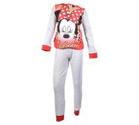 Pyjama Fille Licence : Minnie, Looney Tunes, Minions, Peppa Pig En Coton Ultra Confort Minnie Hs7168 Gris