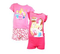 Pyjama Fille Licence : Minnie, Looney Tunes, Minions, Peppa Pig En Coton Ultra Confort Princesse 34577 Pack De 2 Pyjacourt
