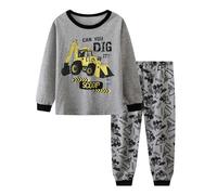 Pyjama Garçon Enfant Ensemble Loungewear décontracté Tenue en Coton Doux Longues Hauts de et Pantalon Mignon Animal Dessin Anime Four Seasons Enfants