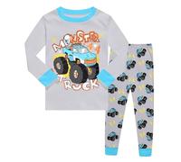 Pyjama Garcon Enfants Ensemble Deux pièces Loungewear décontracté Tenue Kawaii d'été Haut Col Rond Pantalon Mignon Animal Dessin Anime pour garçons et Filles