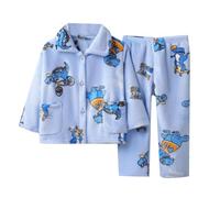 Pyjama Garcon Enfants Vêtement de Nuit Enfant Loungewear décontracté Tenue 2 Pieces Classique T Shirt Tops et Pjs Shorts Ado Tenues Détente Ensemble vêtements