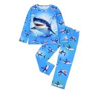 Pyjama Garçon Ensemble Deux pièces Doux Confortable Vêtements de Détente Kawaii d'été Hauts et Pantalon Ado Tenues Four Seasons Enfants