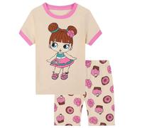 Pyjama Garçon Ensemble Deux pièces Loungewear décontracté Tenue 2 Pieces Classique Haut Col Rond Pantalon Ado Tenues Détente Four Seasons Enfants